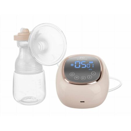 Pompa de sân electrică cu modul de stimulare, aspirare și masaj, Bocioland, Emma, Pink
