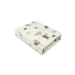 Cearceaf cu elastic, Qmini, 140 X 70 cm, Fox and Rabbit Bej
