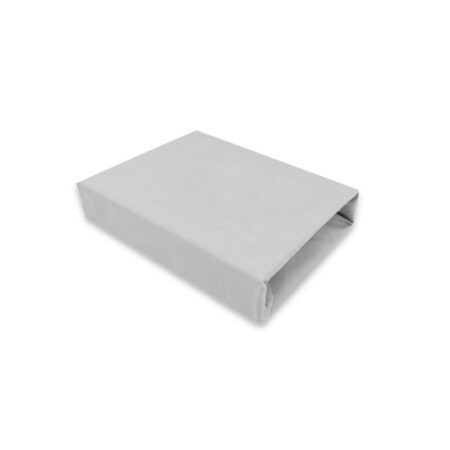 Cearceaf cu elastic, Qmini, 90x40 cm, Gri