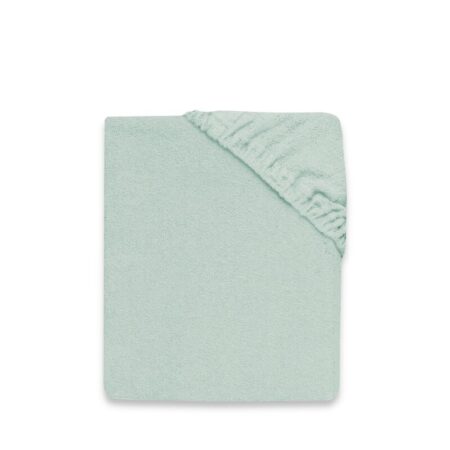 Cearceaf cu elastic, Qmini, 90 x 40 cm, Terry, Mentă