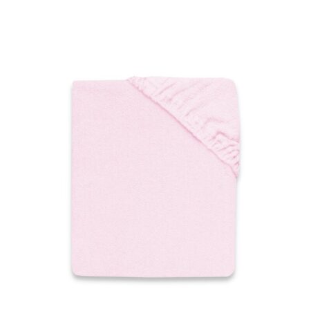 Cearceaf cu elastic, Qmini, 90 x 40 cm, Terry, Roz