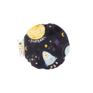 Pernă anticolici cu sâmburi de cireșe, diametru 14 cm, Bumbac, Qmini, Milky Way