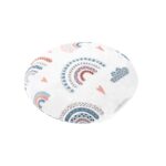 Pernă anticolici cu sâmburi de cireșe, diametru 14 cm, Bumbac, Qmini, Rainbow