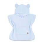 Poncho baie cu glugă și buzunar, 4 - 7 ani, Qmini, Blue