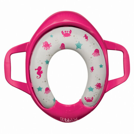 Reductor WC cu pernă confortabilă și detașabilă, Poti, BBluv, Pink