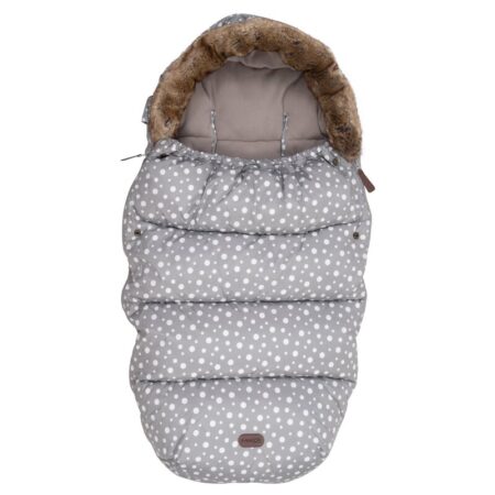 Sac de iarnă impermeabil, 100x55 cm, FreeON, Grey Dots