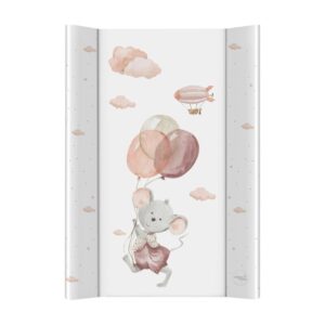 Saltea de înfășat 50x70 cm, atașabilă la pătuț, Basic, Ceba Baby, Mouse