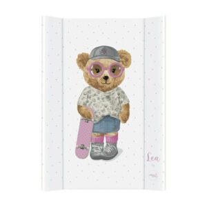 Saltea de înfășat 50x70 cm, atașabilă la pătuț, Confort, Ceba Baby, Fluffy Puffy Lea