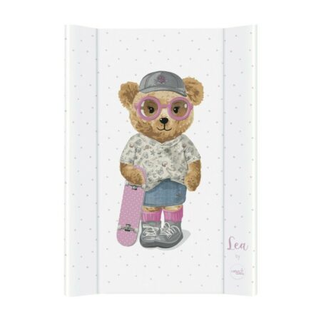 Saltea de înfășat 50x70 cm, atașabilă la pătuț, Confort, Ceba Baby, Fluffy Puffy Lea