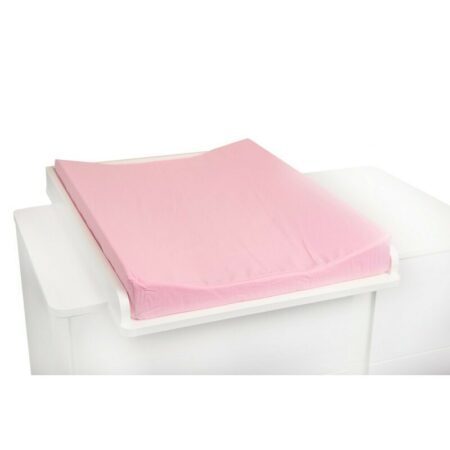 Saltea de înfășat cu husă din bumbac, detașabilă și lavabilă, 73x55 cm, YappyKids, YappyBlush