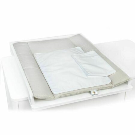 Saltea de înfășat cu două cearceafuri impermeabile, 73x55 cm, YappyKids, YappyNatureSand