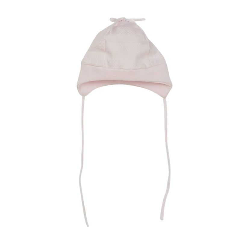 Set bebeluși 4 piese cu salopetă, bluză, body și căciuliță, 56 cm, din bumbac, New Baby, Sweet Bear Pink - Image 6