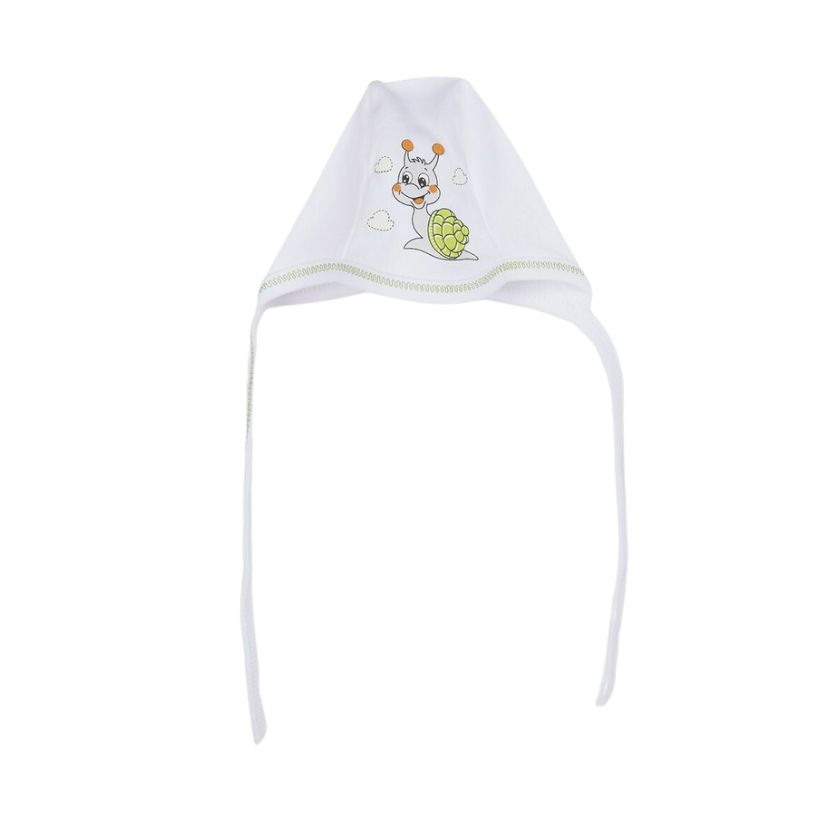 Set bebeluși 4 piese cu salopetă, body, căciuliță și mănuși, 56 cm, din bumbac, New Baby, Snail - Image 5