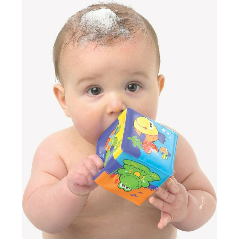 Set 6 cuburi pentru baie, Playgro, Splash and Learn - Image 2