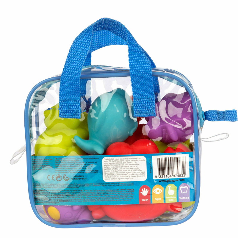 Set 7 animăluțe de baie, Playgro, Floating Sea Friends, Multicolor - Image 9