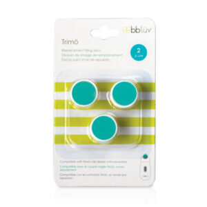 Set capete de rezervă pentru pila electrică unghii Trimo, 3-6 luni, BBluv, Multicolor