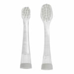 Set capete de schimb pentru periuța electrică, 36 luni +, 2 bucăți, BBluv, Sonik, Transparent