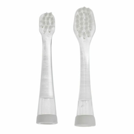Set capete de schimb pentru periuța electrică, 36 luni +, 2 bucăți, BBluv, Sonik, Transparent