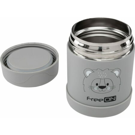 Termos pentru alimente solide, FreeON, Grey Lion