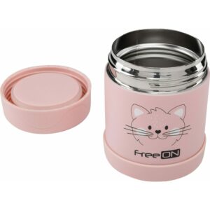 Termos pentru alimente solide, FreeON, Pink Kitty