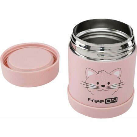Termos pentru alimente solide, FreeON, Pink Kitty