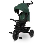 Tricicletă copii pliabilă cu scaun reversibil, control al direcției, rotire 360 grade, Haari, Lionelo, Verde