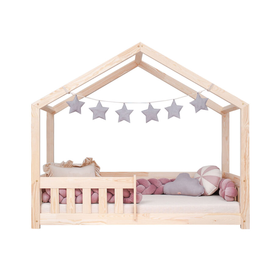 Pat copii Montessori tip casuță, MiniMini, Cozi Cottage - Image 2