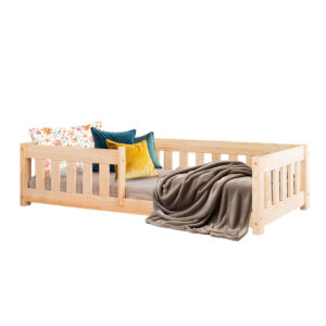 Pat copii Montessori cu balustradă, MiniMini, Charlie
