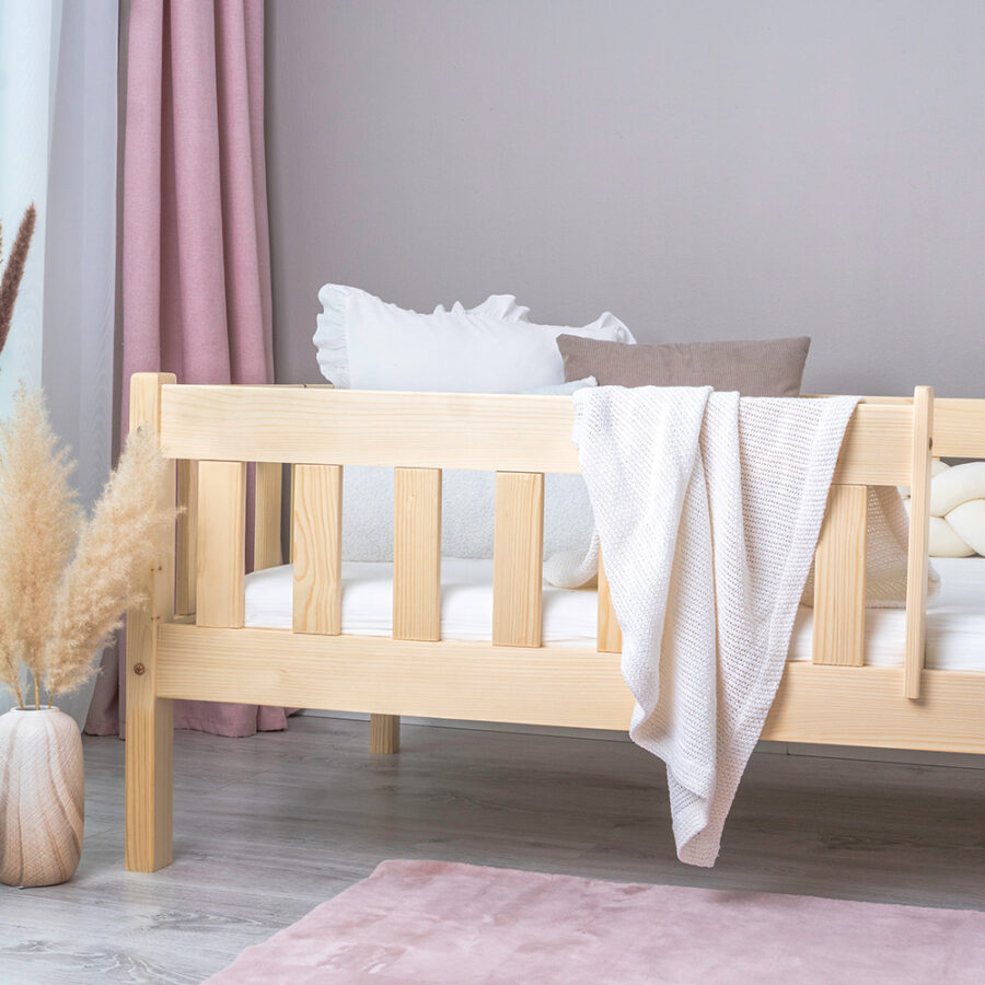 Pat copii Montessori cu balustradă, MiniMini, Charlie - Image 9