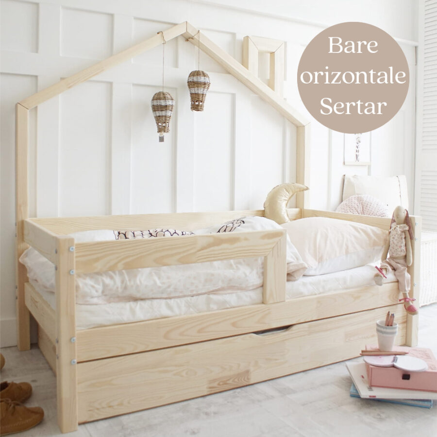 Pat copii căsuță montessori, MiniMini, MiniNest - Image 7