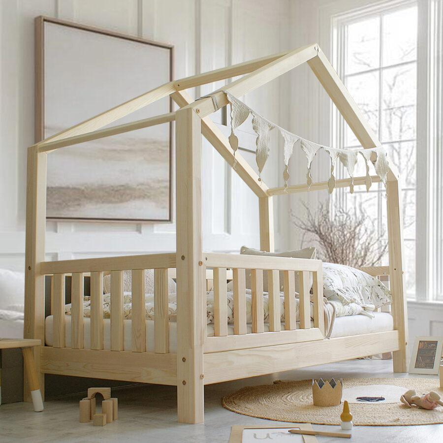 Pat copii căsuță montessori, MiniMini, Stillwood Cottage - Image 2