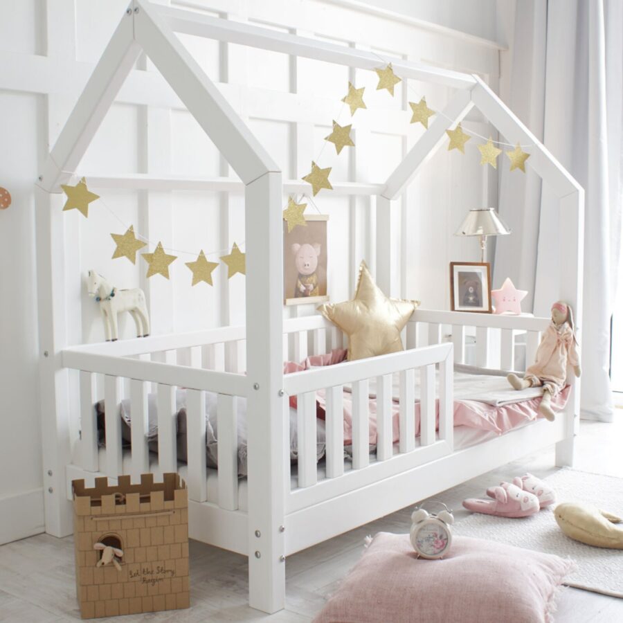 Pat copii căsuță montessori, MiniMini, Timber Sleep - Image 4