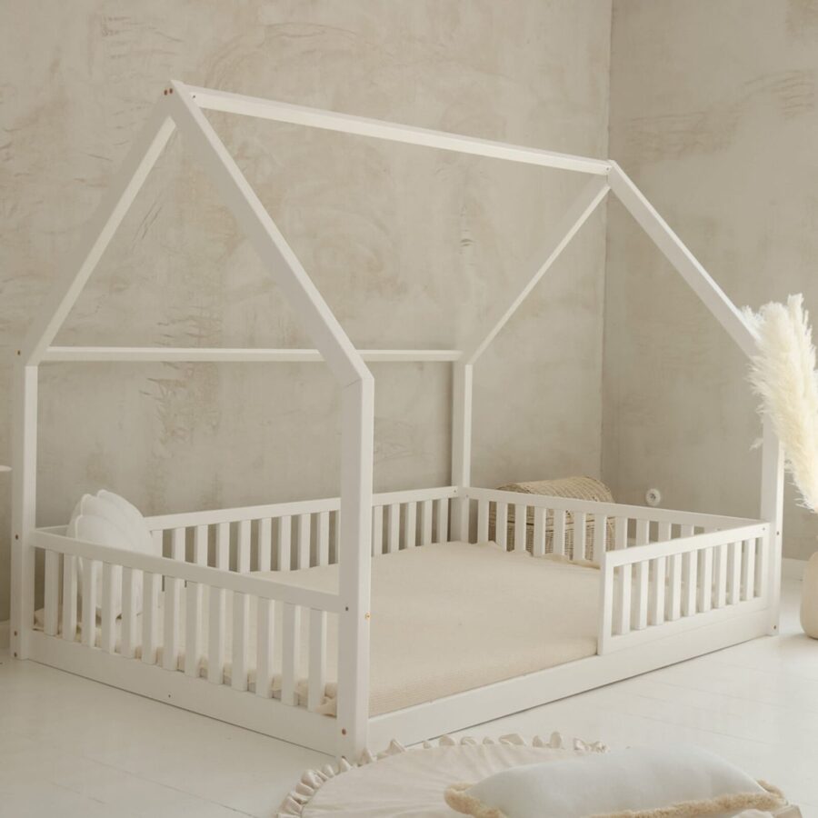 Pat copii căsuță montessori, MiniMini, Timber Sleep - Image 8