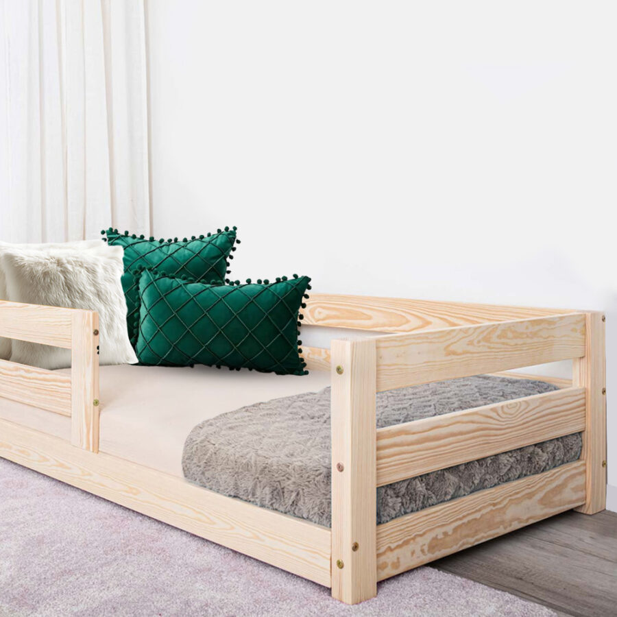 Pat copii cu balustradă, MiniMini, SleepWell - Image 4